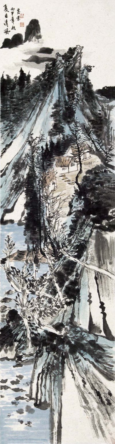 张惠荣 149x39cmx4 夏